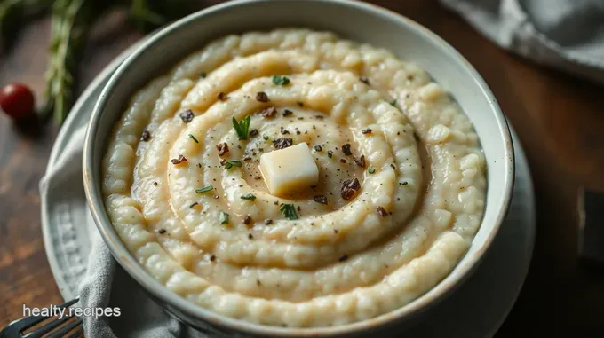 Hearty Herbed Grits Bowl for Diabetics