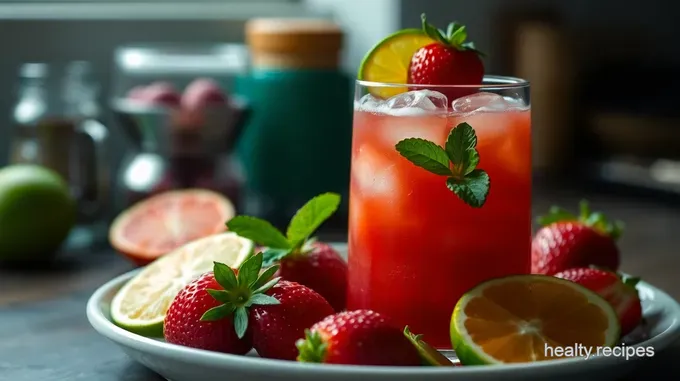 Lush Virgin Strawberry Margarita – No Booze All Bliss!