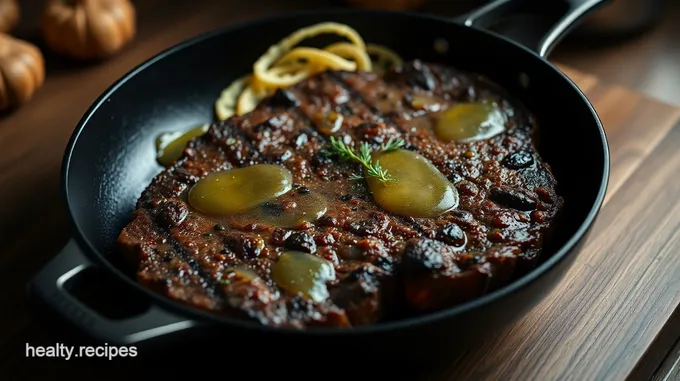 Pan-Seared Ribeye Filet with Garlic Herb Butter