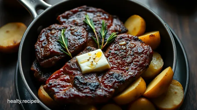 Perfect Pan-Seared Steak with Garlic Butter Roasted Potatoes