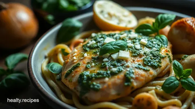 Pesto Chicken Delight – Juicy Chicken with Herby Goodness