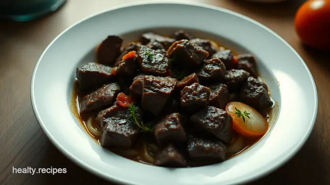 Slow-Braised Cachete Meat: Tender and Rich Flavor