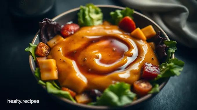 Sweet & Tangy Maple Balsamic Dressing