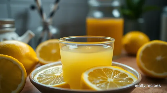 Zesty Lemon Ginger Wellness Shots
