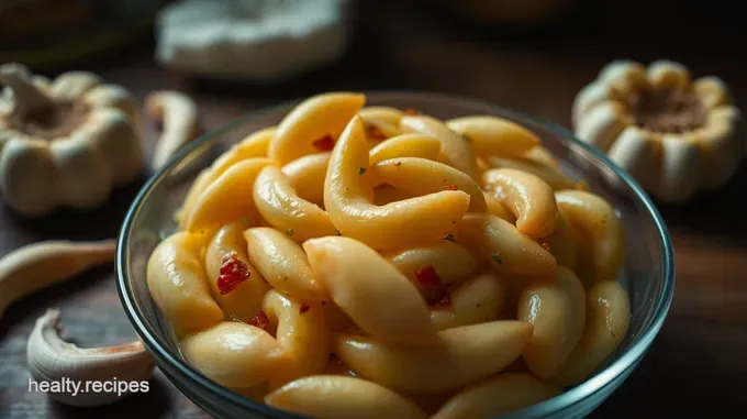 Zesty Pickled Garlic Cloves
