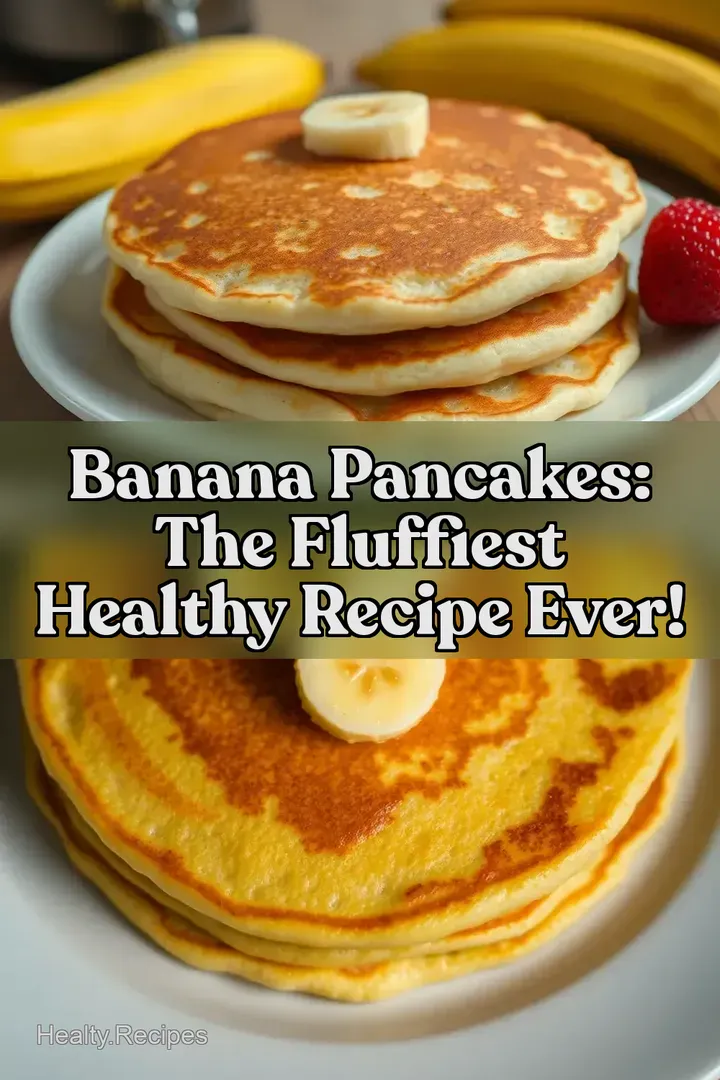 Banana Pancakes: The Fluffiest Healthy Recipe Ever!