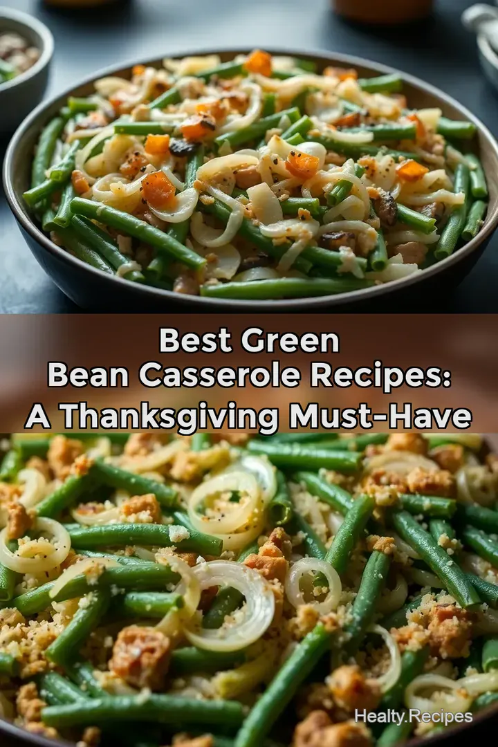 Best Green Bean Casserole Recipes: A Thanksgiving Must-Have