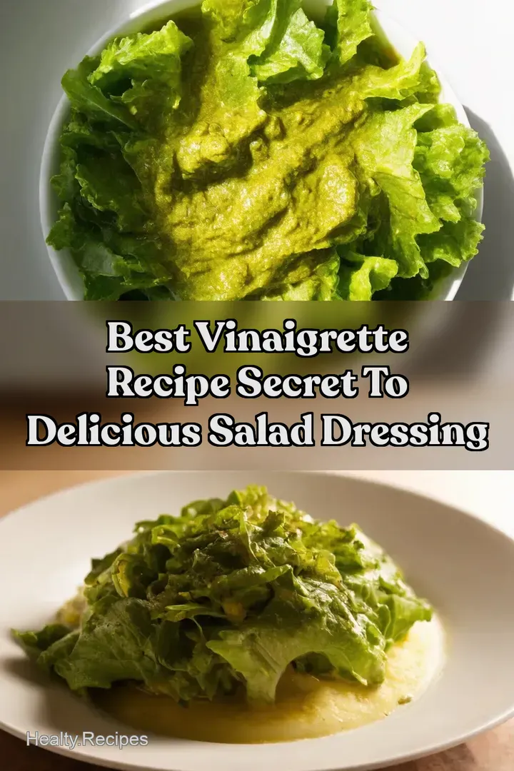 Best Vinaigrette Recipe Secret To Delicious Salad Dressing : PIN FOR LATER Best Vinaigrette Recipe Secret To Delicious Salad Dressing