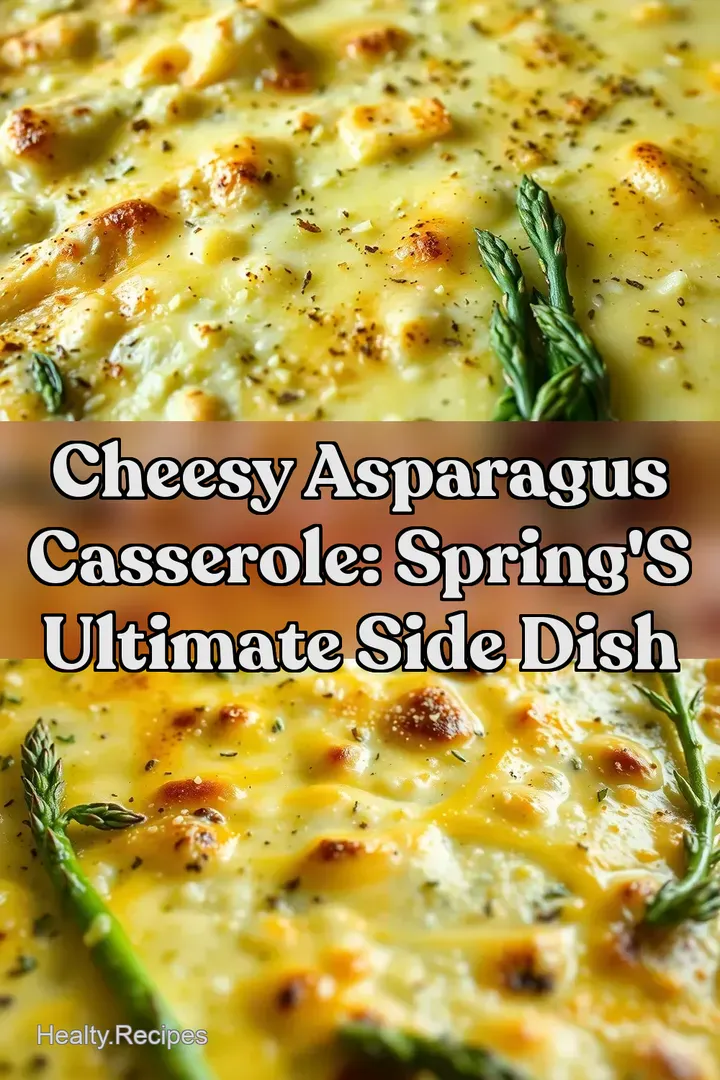 Cheesy Asparagus Casserole: Spring&#039 s Ultimate Side Dish