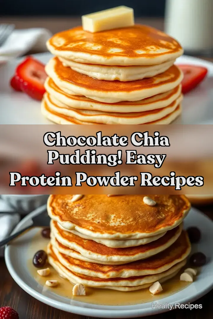 Chocolate Chia Pudding! Easy Protein Powder Recipes : PIN FOR LATER Chocolate Chia Pudding! Easy Protein Powder Recipes