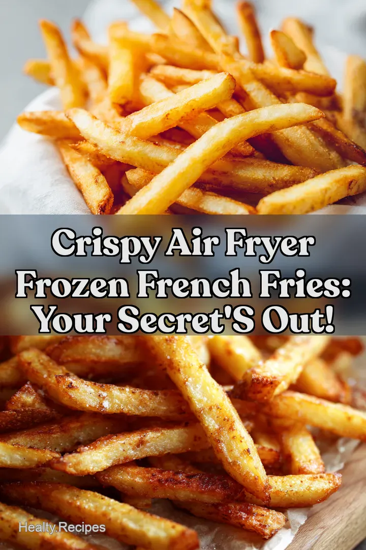 Crispy Air Fryer Frozen French Fries: Your Secret' s Out! : PIN FOR LATER Crispy Air Fryer Frozen French Fries: Your Secret' s Out!