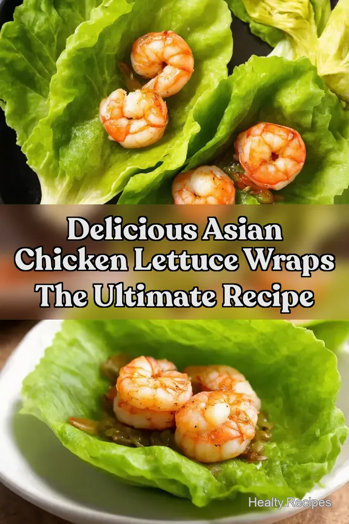 Delicious Asian Chicken Lettuce Wraps The Ultimate Recipe : PIN FOR LATER Delicious Asian Chicken Lettuce Wraps The Ultimate Recipe