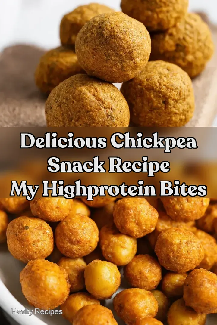 Delicious Chickpea Snack Recipe My HighProtein Bites : PIN FOR LATER Delicious Chickpea Snack Recipe My HighProtein Bites