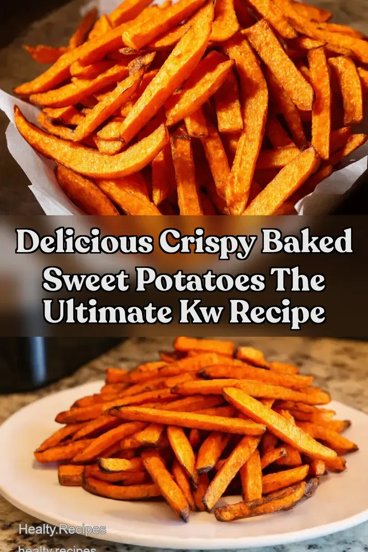 Delicious Crispy Baked Sweet Potatoes The Ultimate kw Recipe : PIN FOR LATER Delicious Crispy Baked Sweet Potatoes The Ultimate kw Recipe
