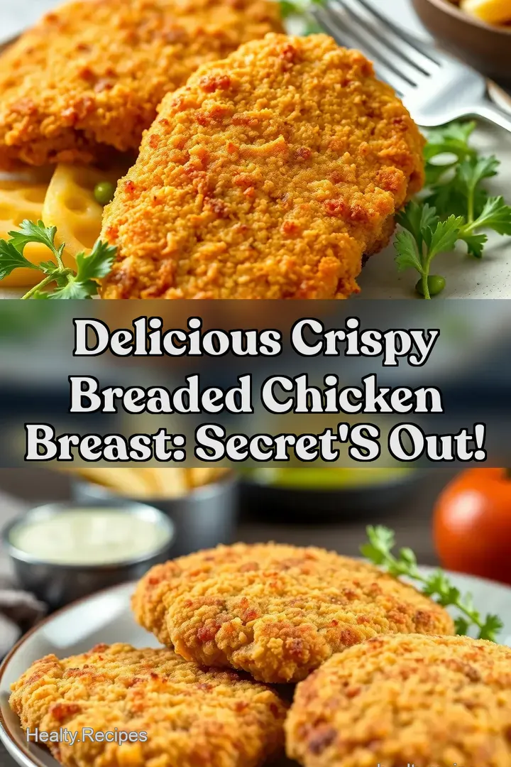 Delicious Crispy Breaded Chicken Breast: Secret&#039 s Out!