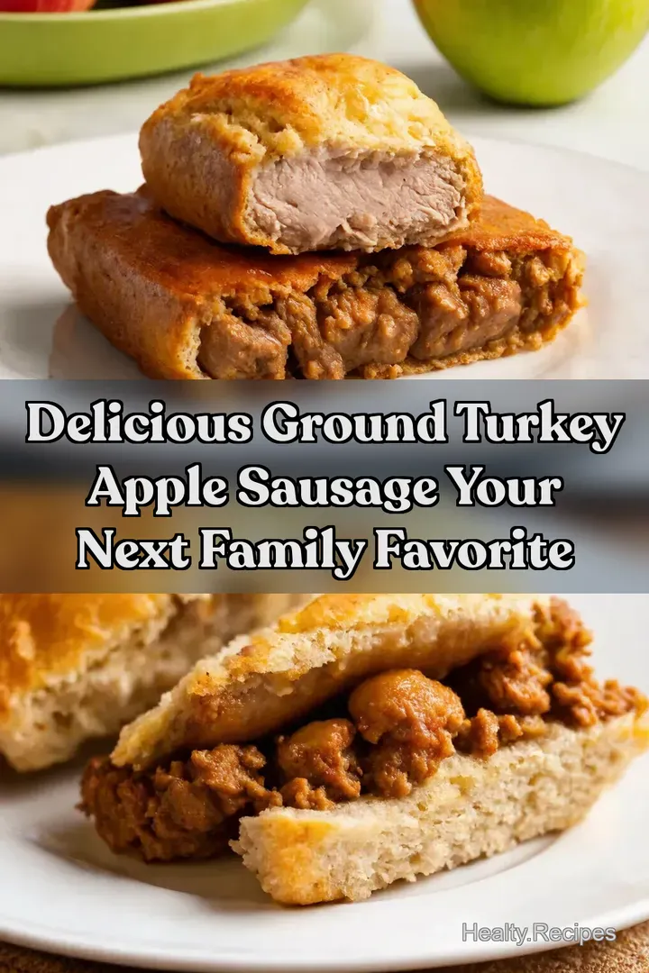 Delicious Ground Turkey Apple Sausage Your Next Family Favorite : PIN FOR LATER Delicious Ground Turkey Apple Sausage Your Next Family Favorite