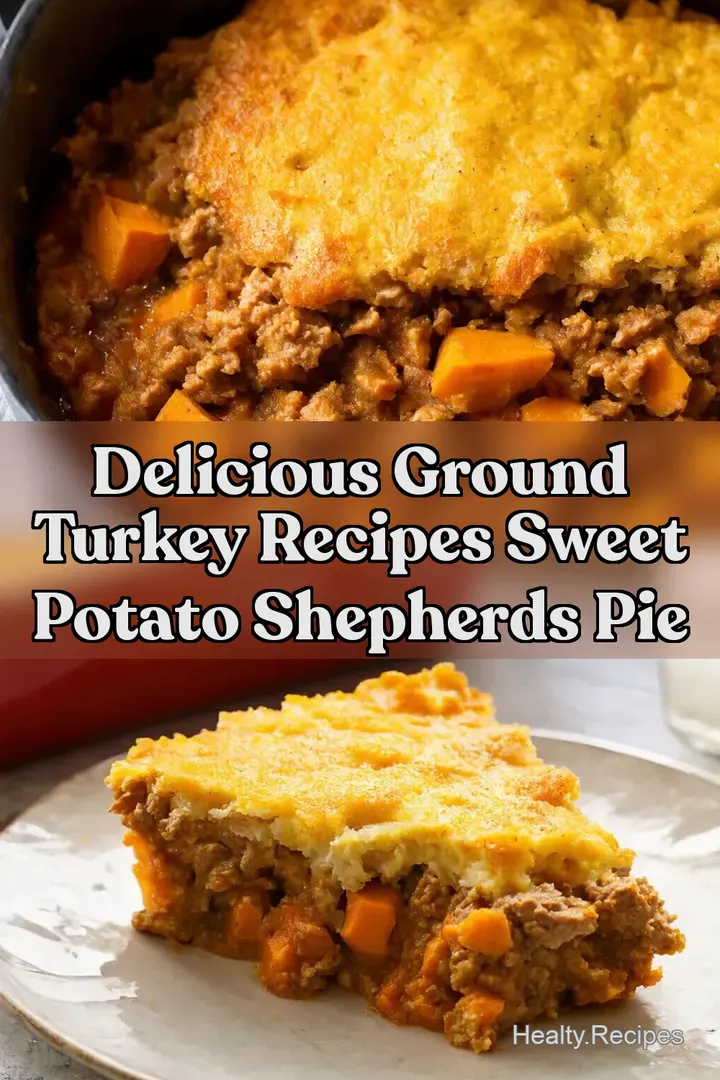 Delicious Ground Turkey Recipes Sweet Potato Shepherds Pie