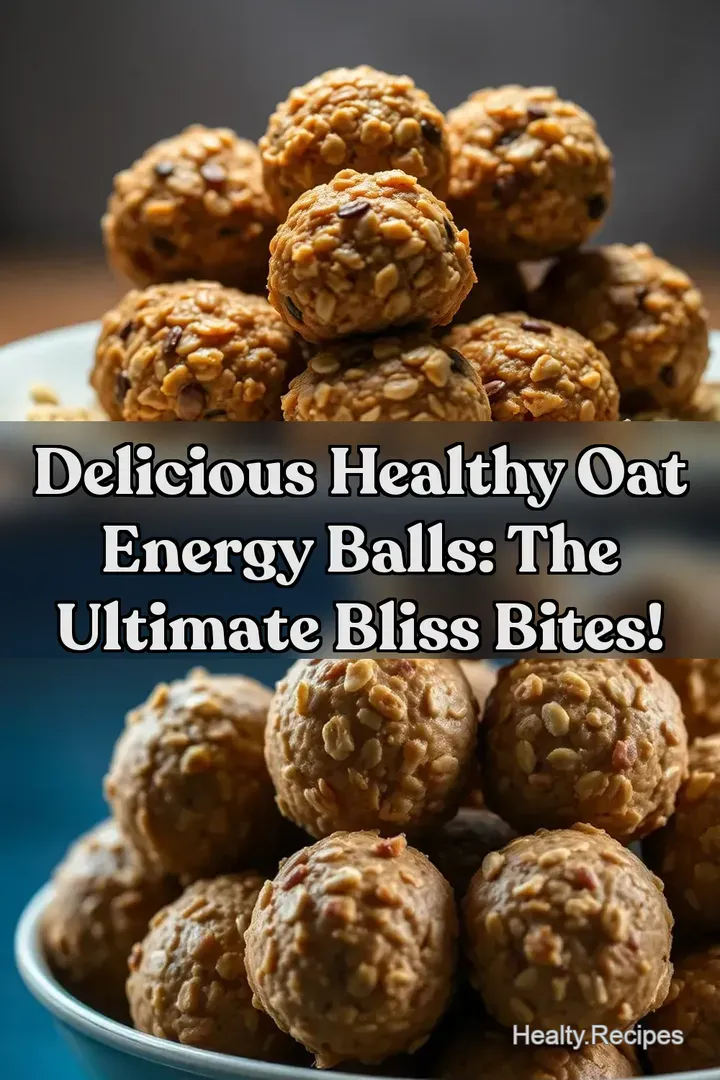 Delicious Healthy Oat Energy Balls: The Ultimate Bliss Bites!