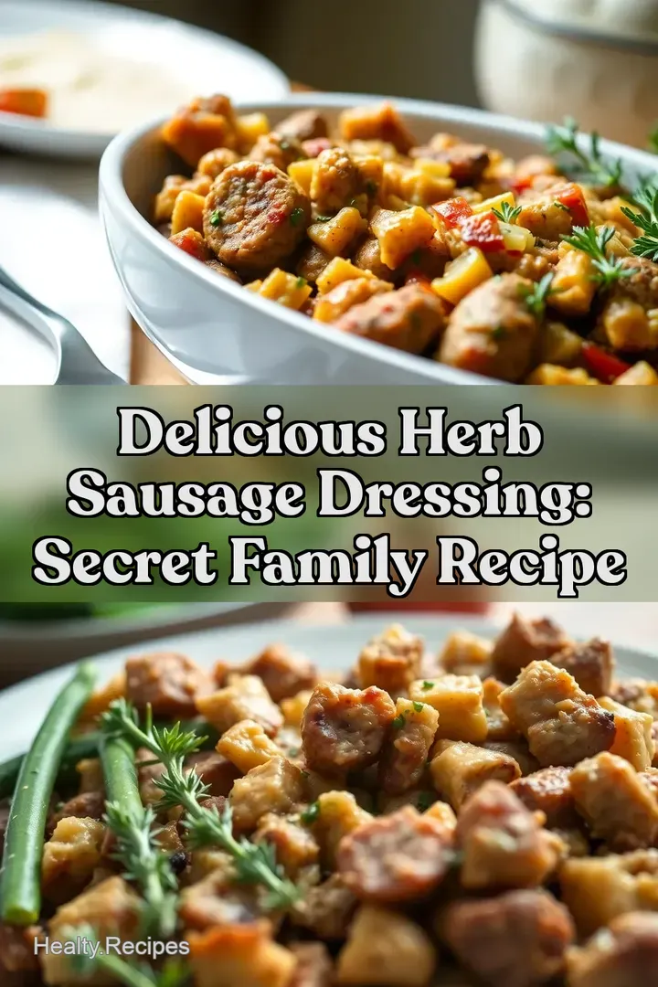 Delicious Herb Sausage Dressing: Secret Family Recipe