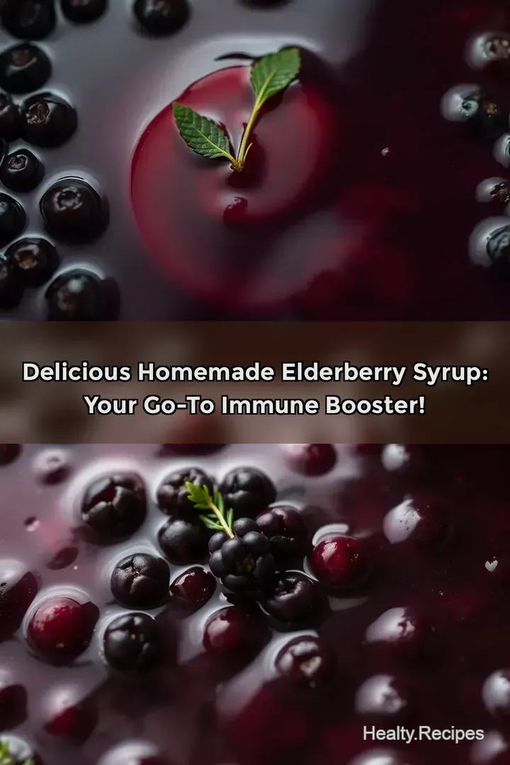 Delicious Homemade Elderberry Syrup: Your Go-To Immune Booster!