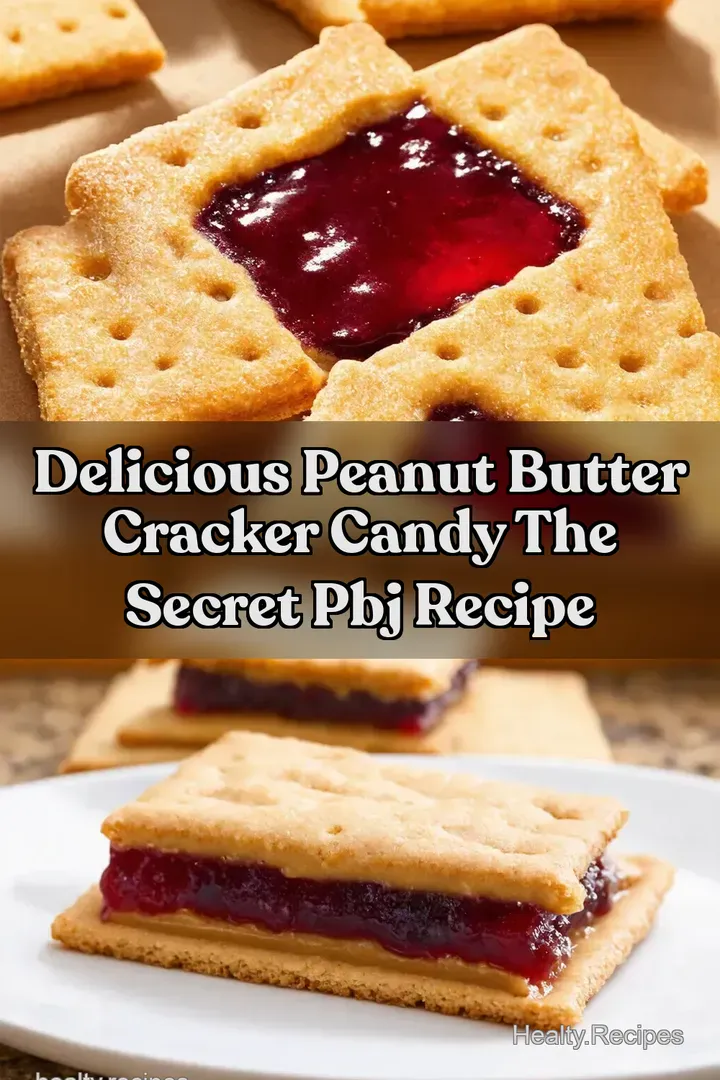 Delicious Peanut Butter Cracker Candy The Secret PBJ Recipe : PIN FOR LATER Delicious Peanut Butter Cracker Candy The Secret PBJ Recipe