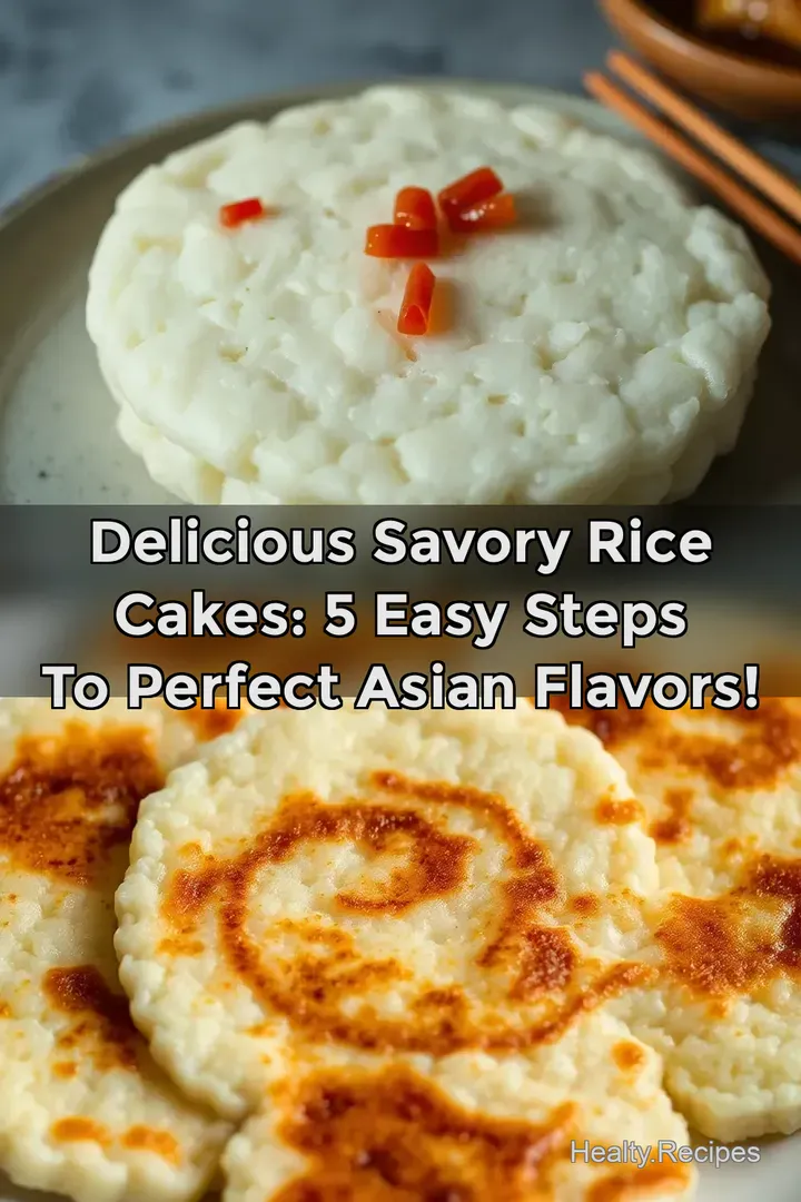 Delicious Savory Rice Cakes: 5 Easy Steps to Perfect Asian Flavors!