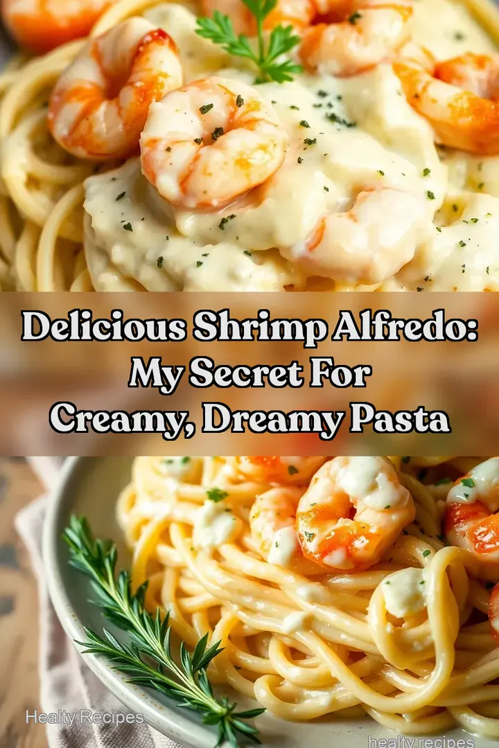 Delicious Shrimp Alfredo: My Secret For Creamy Dreamy Pasta : PIN FOR LATER Delicious Shrimp Alfredo: My Secret For Creamy Dreamy Pasta