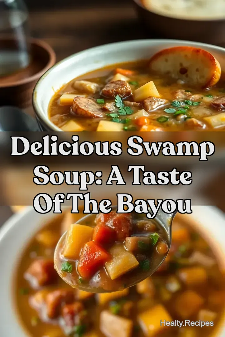 Delicious Swamp Soup: A Taste of The Bayou