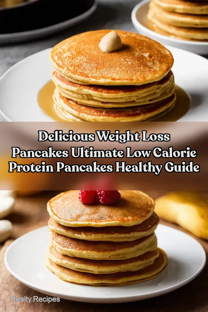 Delicious Weight Loss Pancakes Ultimate Low Calorie Protein Pancakes Healthy Guide : PIN FOR LATER Delicious Weight Loss Pancakes Ultimate Low Calorie Protein Pancakes Healthy Guide