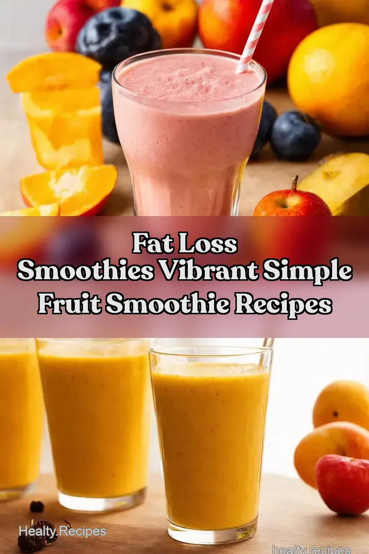 Fat Loss Smoothies Vibrant Simple Fruit Smoothie Recipes : PIN FOR LATER Fat Loss Smoothies Vibrant Simple Fruit Smoothie Recipes
