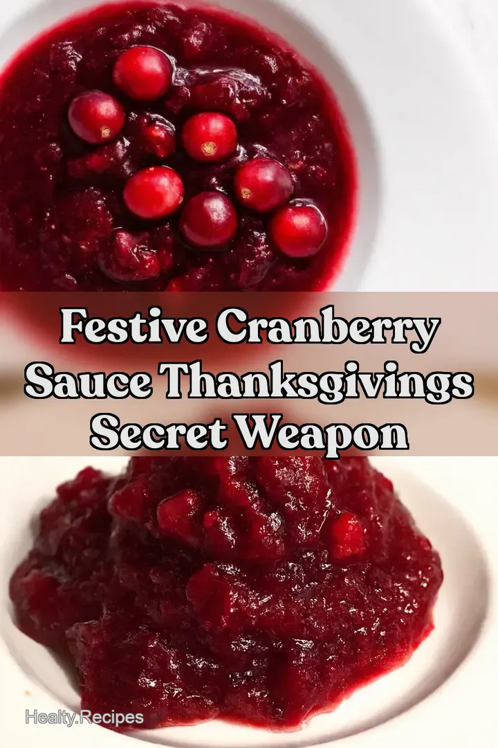 Festive Cranberry Sauce Thanksgivings Secret Weapon : PIN FOR LATER Festive Cranberry Sauce Thanksgivings Secret Weapon