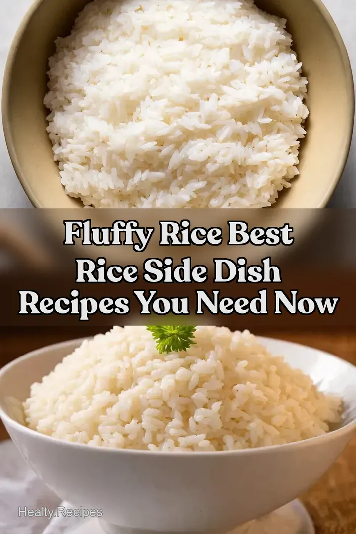 Fluffy Rice Best Rice Side Dish Recipes You Need Now : PIN FOR LATER Fluffy Rice Best Rice Side Dish Recipes You Need Now