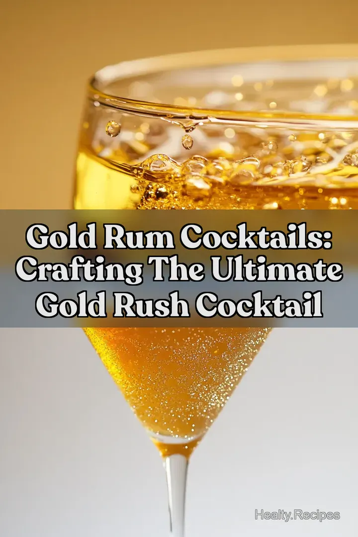 Gold Rum Cocktails: Crafting The Ultimate Gold Rush Cocktail : PIN FOR LATER Gold Rum Cocktails: Crafting The Ultimate Gold Rush Cocktail