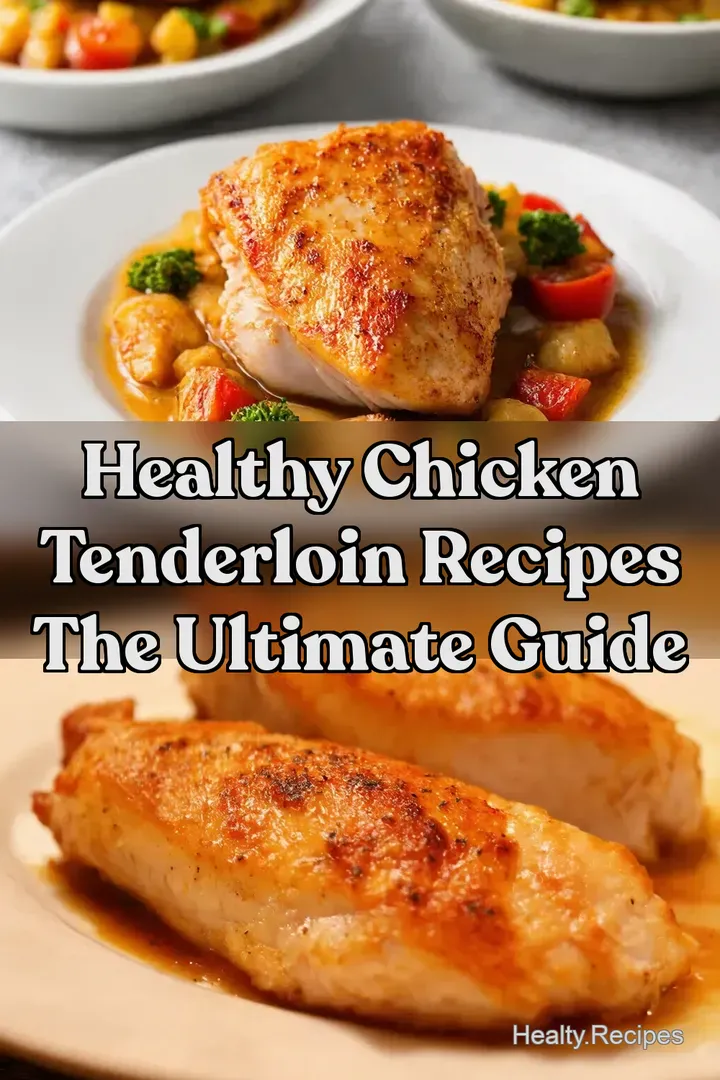 Healthy Chicken Tenderloin Recipes The Ultimate Guide : PIN FOR LATER Healthy Chicken Tenderloin Recipes The Ultimate Guide
