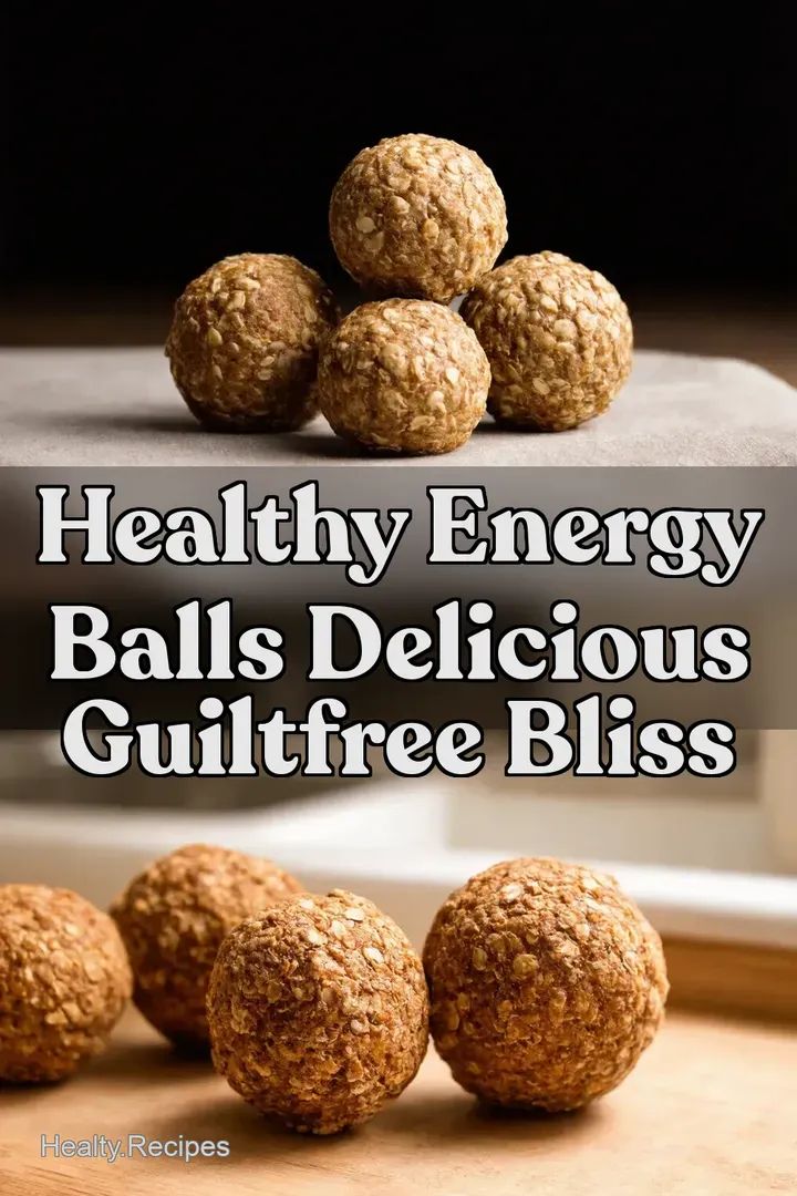 Healthy Energy Balls Delicious GuiltFree Bliss : PIN FOR LATER Healthy Energy Balls Delicious GuiltFree Bliss