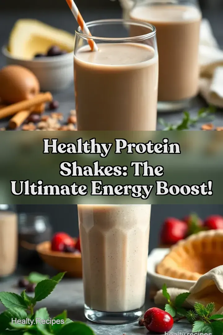 Healthy Protein Shakes: The Ultimate Energy Boost!