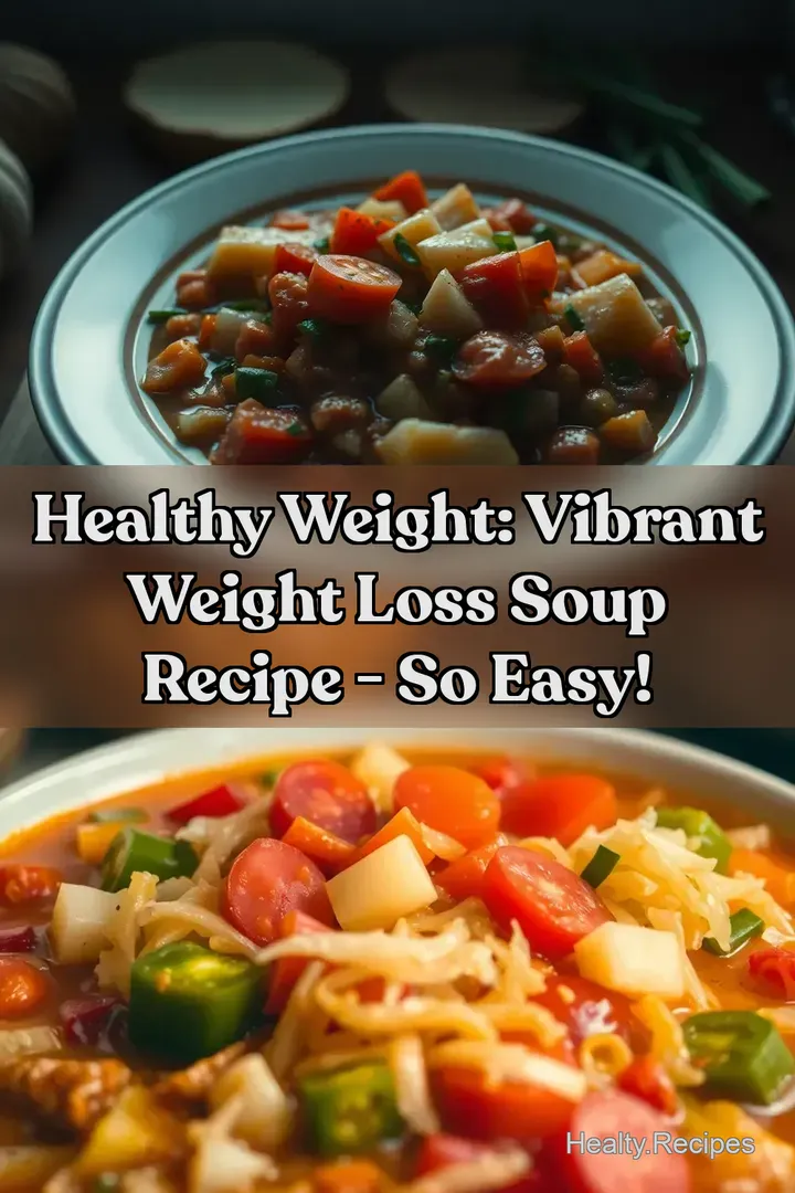 Healthy Weight: Vibrant Weight Loss Soup Recipe - So Easy!