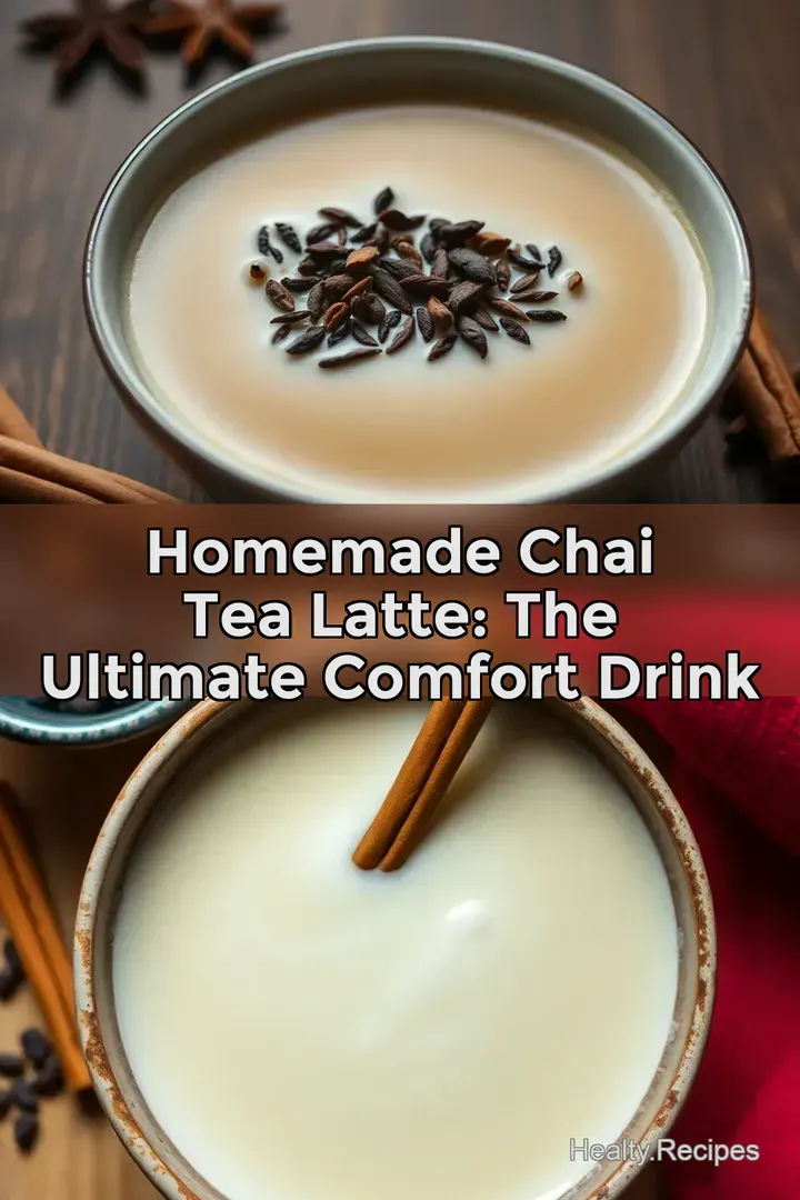 Homemade Chai Tea Latte: The ULTIMATE Comfort Drink : PIN FOR LATER Homemade Chai Tea Latte: The ULTIMATE Comfort Drink