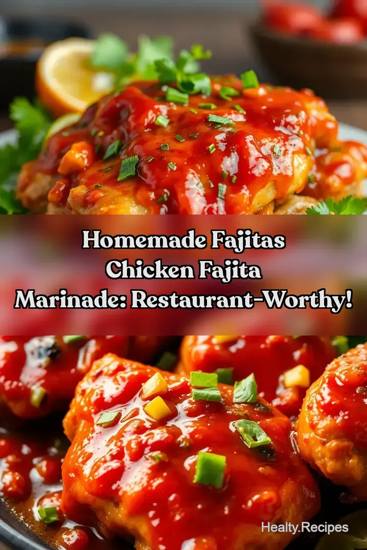 Homemade Fajitas Chicken Fajita Marinade: Restaurant-Worthy! : PIN FOR LATER Homemade Fajitas Chicken Fajita Marinade: Restaurant-Worthy!