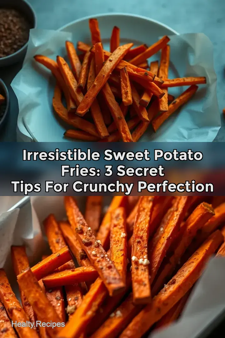 Irresistible Sweet Potato Fries: 3 Secret Tips for Crunchy Perfection : PIN FOR LATER Irresistible Sweet Potato Fries: 3 Secret Tips for Crunchy Perfection