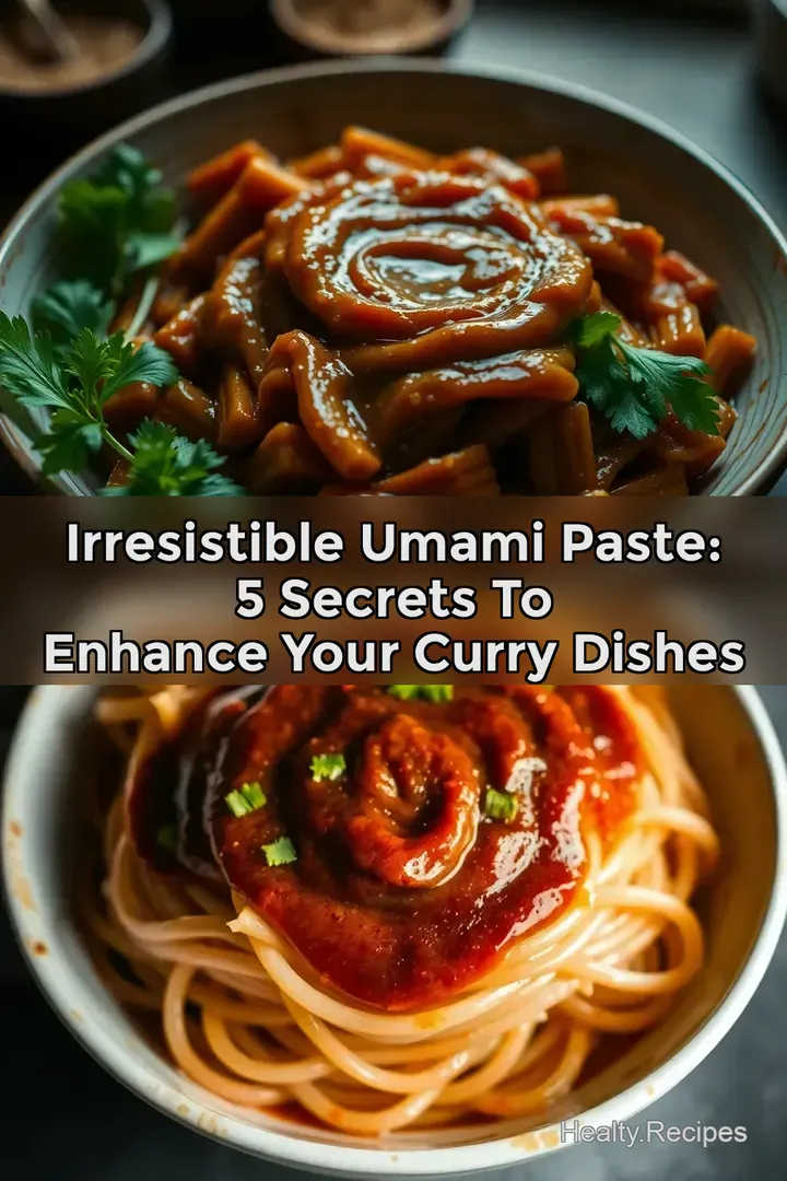 Irresistible Umami Paste: 5 Secrets to Enhance Your Curry Dishes : PIN FOR LATER Irresistible Umami Paste: 5 Secrets to Enhance Your Curry Dishes