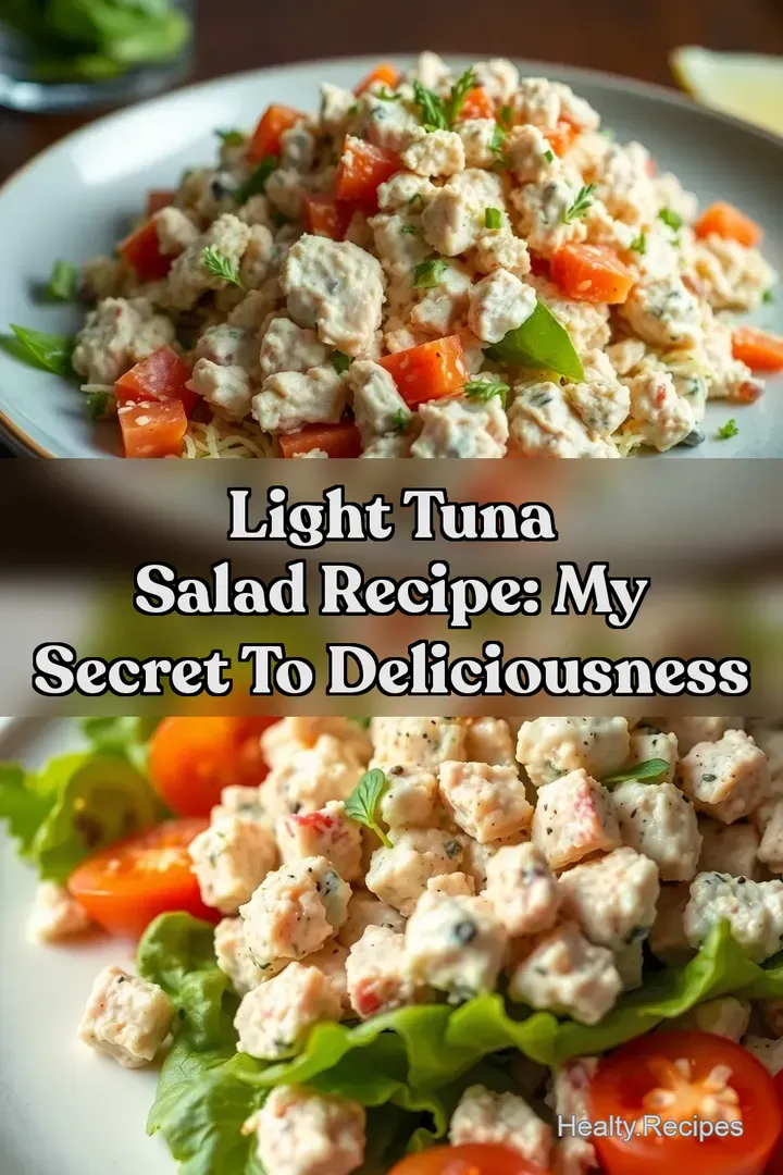 Light Tuna Salad Recipe: My Secret To Deliciousness