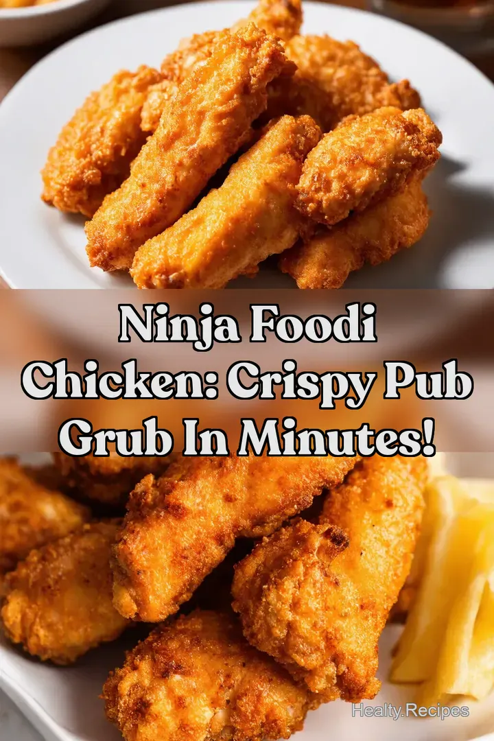 Ninja Foodi Chicken: Crispy Pub Grub in Minutes! : PIN FOR LATER Ninja Foodi Chicken: Crispy Pub Grub in Minutes!