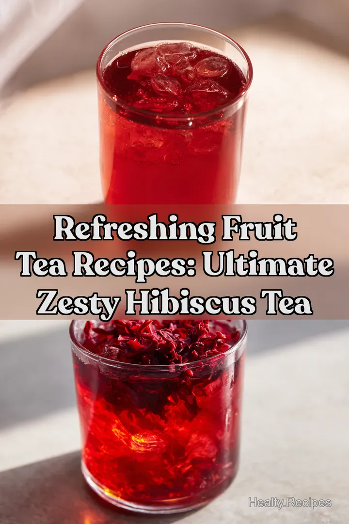 Refreshing Fruit Tea Recipes: Ultimate Zesty Hibiscus Tea : PIN FOR LATER Refreshing Fruit Tea Recipes: Ultimate Zesty Hibiscus Tea
