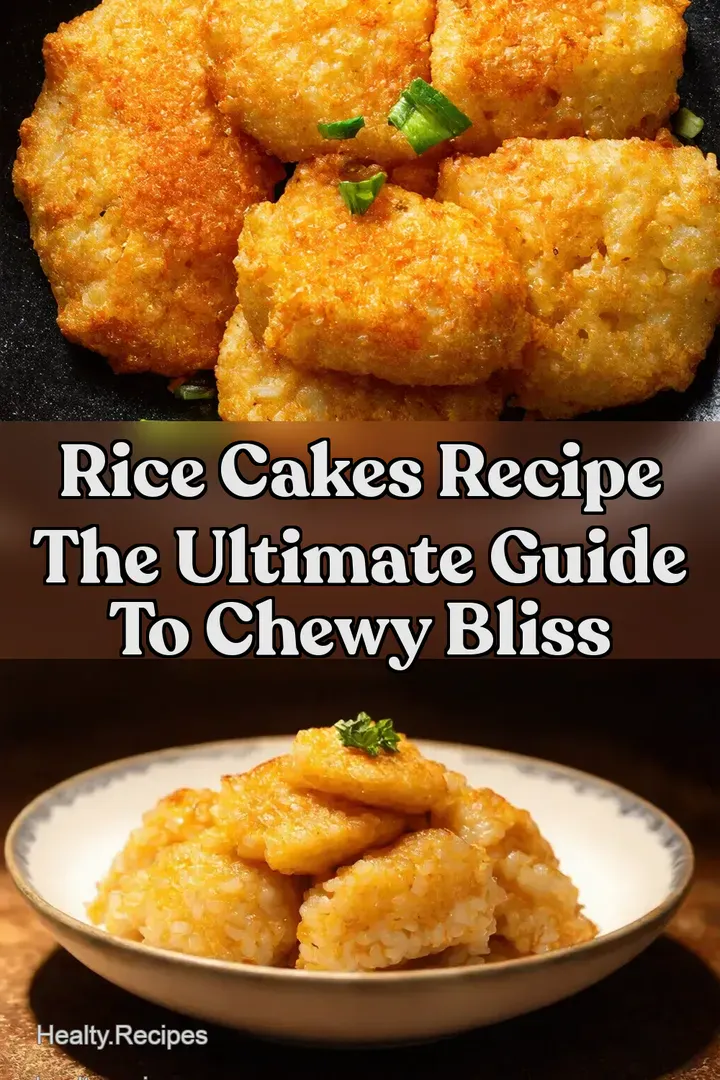 Rice Cakes Recipe The Ultimate Guide to Chewy Bliss : PIN FOR LATER Rice Cakes Recipe The Ultimate Guide to Chewy Bliss