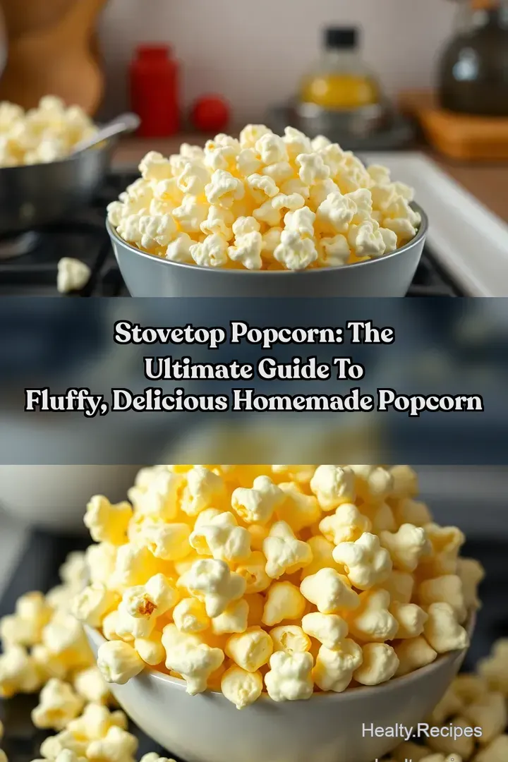 Stovetop Popcorn: The Ultimate Guide to Fluffy Delicious Homemade Popcorn : PIN FOR LATER Stovetop Popcorn: The Ultimate Guide to Fluffy Delicious Homemade Popcorn