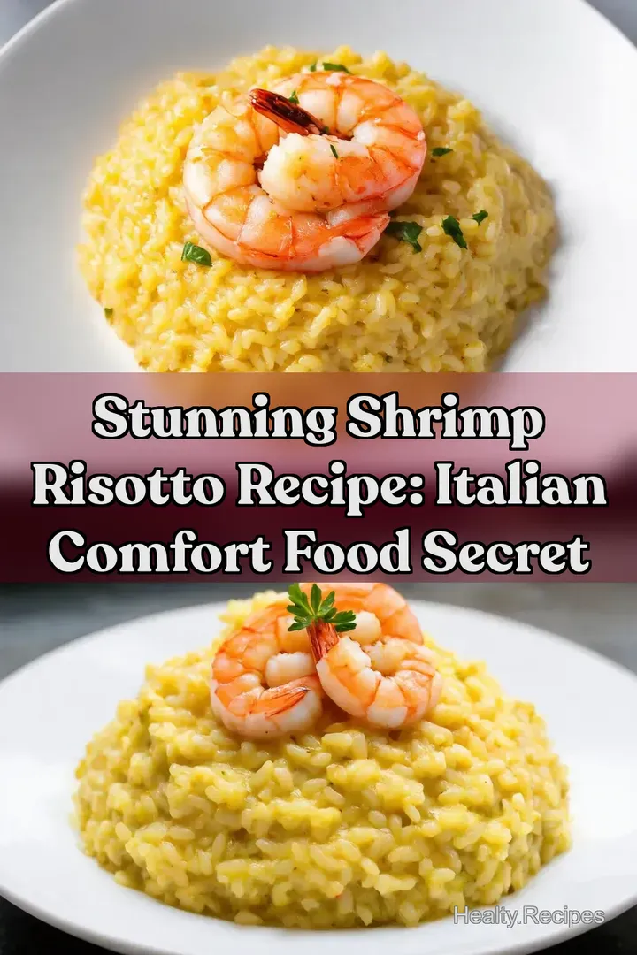 Stunning Shrimp Risotto Recipe: Italian Comfort Food Secret : PIN FOR LATER Stunning Shrimp Risotto Recipe: Italian Comfort Food Secret