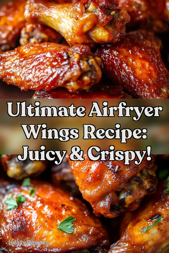 Ultimate Airfryer Wings Recipe: Juicy &amp Crispy!