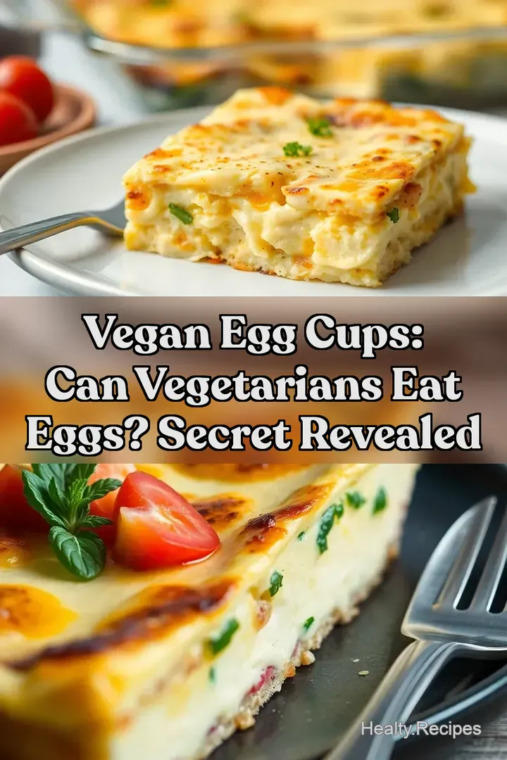 Vegan Egg Cups: Can Vegetarians Eat Eggs? Secret Revealed : PIN FOR LATER Vegan Egg Cups: Can Vegetarians Eat Eggs? Secret Revealed