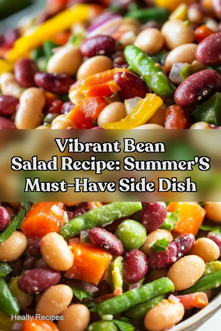 Vibrant Bean Salad Recipe: Summer&#039 s Must-Have Side Dish